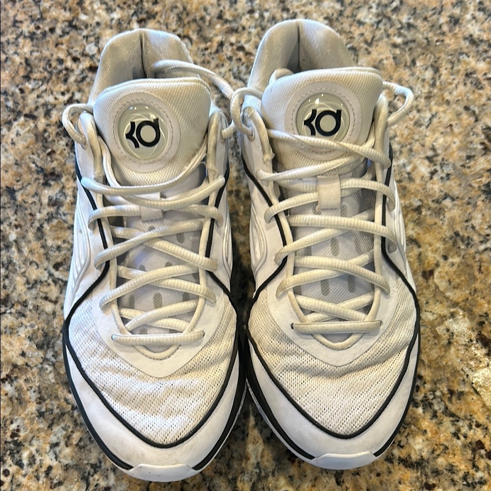 Nike KD White and Black Sneakers